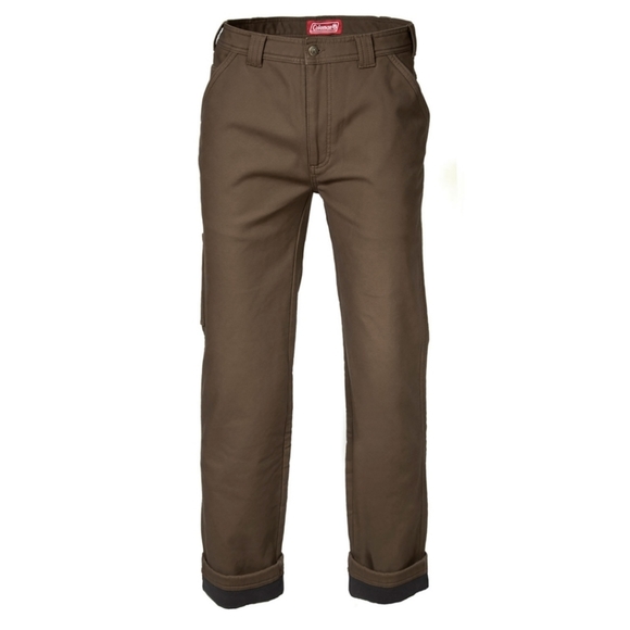coleman fleece bonded canvas pant